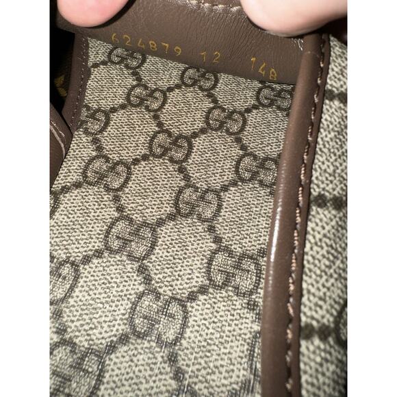 NWOT COA Gucci GG Supreme Leather Slip-on W/ Dust Bags - Picture 8 of 16